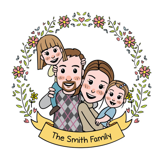 Custom family portrait