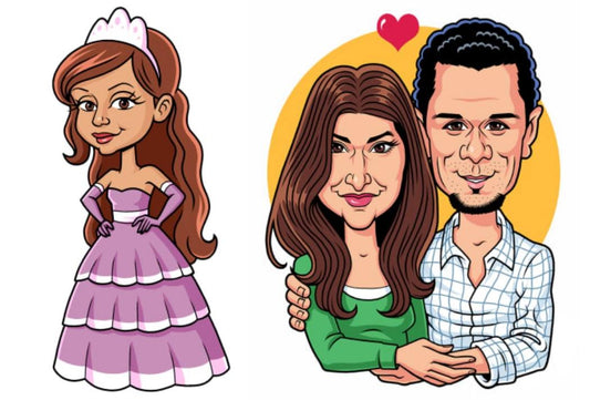 couple caricature