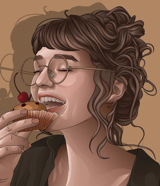 Custom face portrait