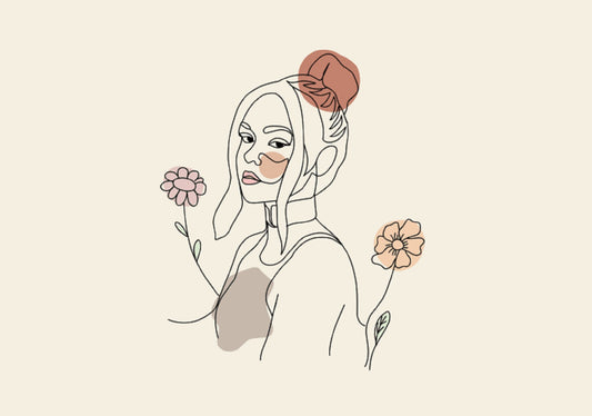 Custom line portrait