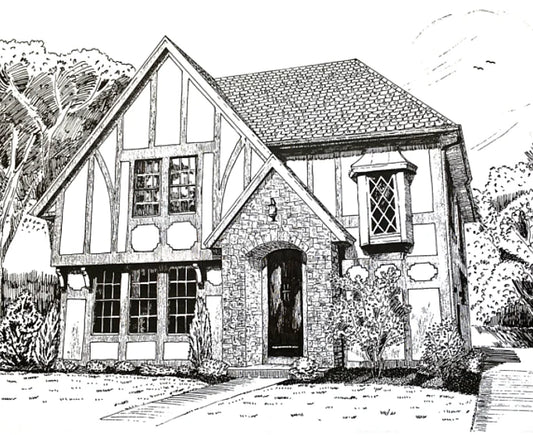 Custom house sketch